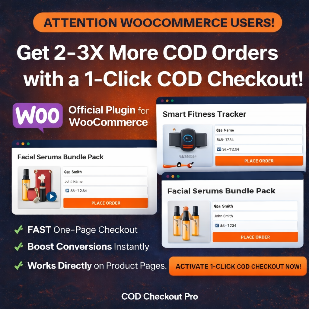 CODCheckoutPro Review – Best COD Checkout Plugin for WooCommerce Dropshippers